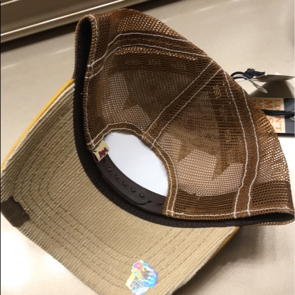 Burgundy & Yellow Von Dutch Cap - Picture 2 of 3